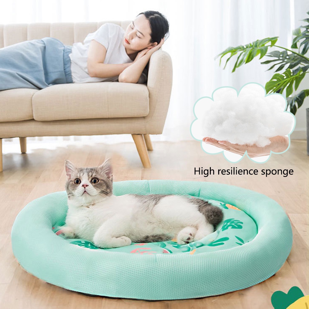 WA Làm mát mùa hè cho thú cưng Ice Pad Cún con ngủ giường Chăn chó mèo Ghế sofa cắm trại có thể ăn được Thảm yoga E
