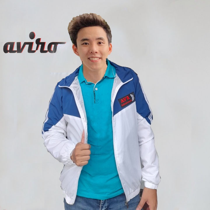 Áo Khoác Nam Không Nón Vải Dù 2 lớp Phối Màu VV Hồng Diệp