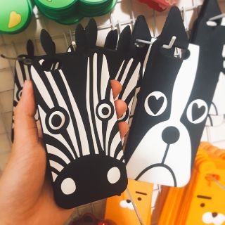 Ốp lưng iphone 6/6 plus / 7/7 plus / 8/8 plus dẻo silicone chó đen trắng