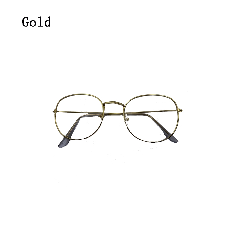 [Mã FAMAYFA giảm 10K đơn 50K] Mắt kính Nam Nữ Khung tròn kim loại Thời trang Đơn giản | BigBuy360 - bigbuy360.vn