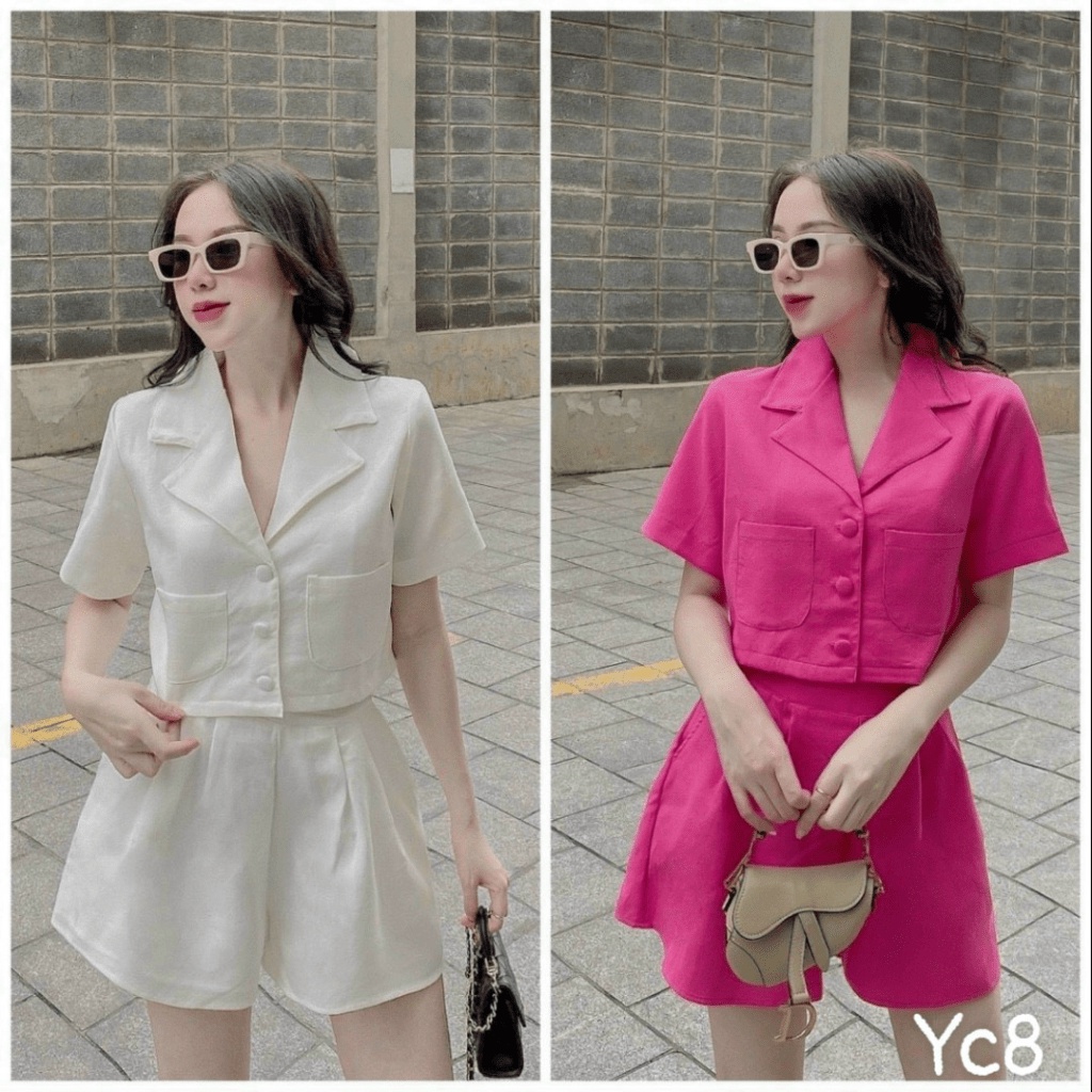 SÉT BỘ NỮ ÁO GIẢ VEST TÚI HỘP TUYẾT MƯA KIỂU THIẾT KẾ SANG CHẢNH CHO CÁC NÀNG THƠ DD