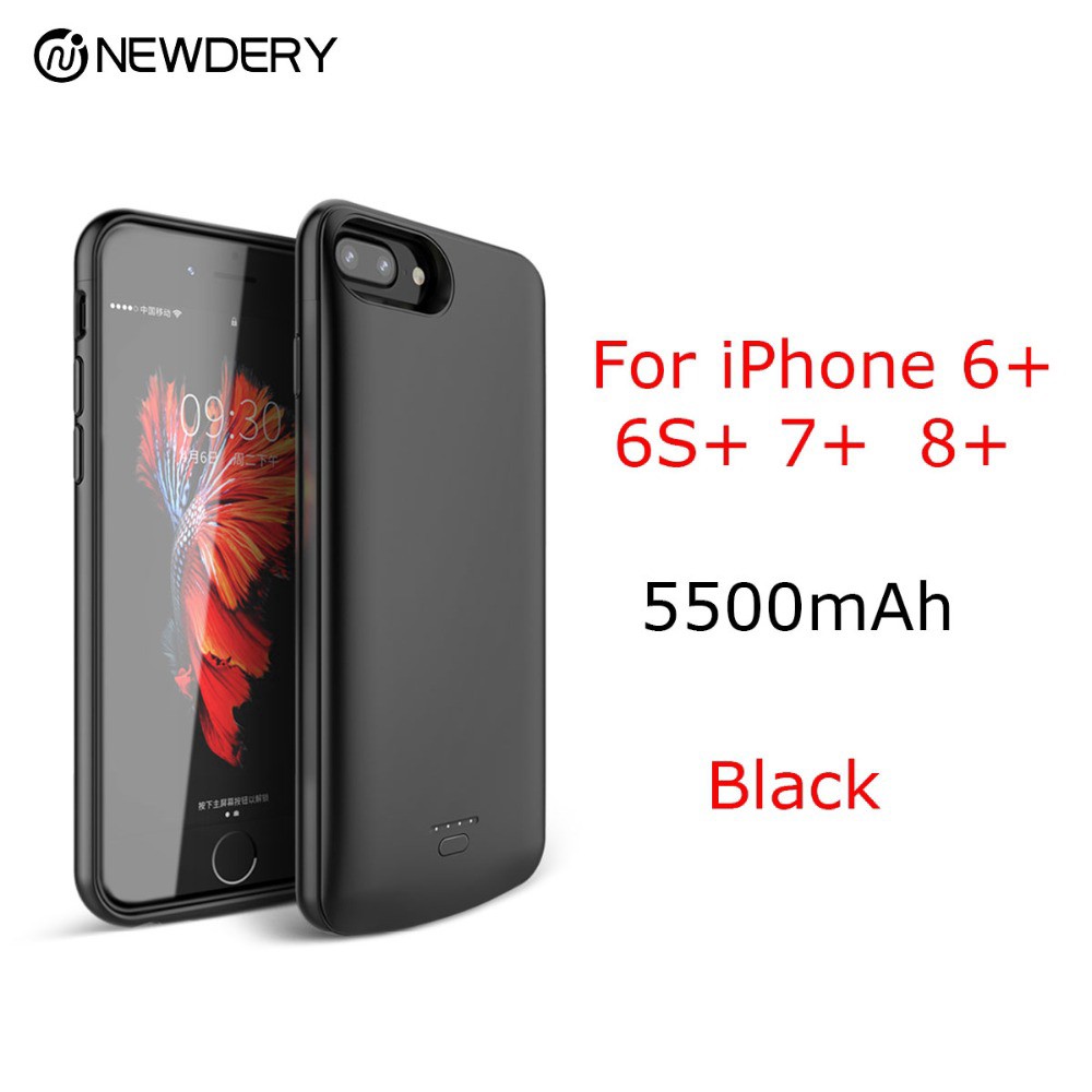 Ốp lưng kiêm pin sạc dự phòng thời trang dành cho iPhone 6 Plus 7 8 X XS Max XR