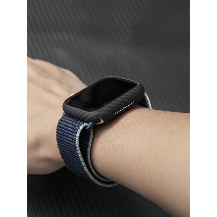 Ốp Bảo Vệ Bằng Sợi Carbon Cho Apple watch 44mm 40mm 45mm 41mm 42mm 38mm series 3 4 5 6 SE 7