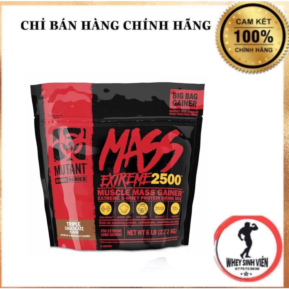 Mutant Mass Extreme 2500 Sữa Tăng Cân Nhanh Cho Người Gầy - 2.27kg