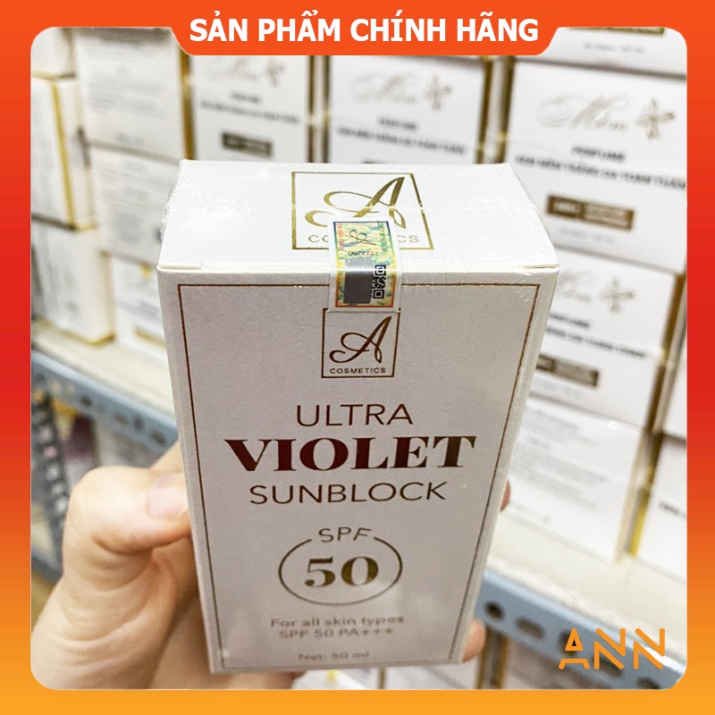 [Chính hãng] Kem chống nắng Ultra Violet A Cosmetics mỹ phẩm Phương Anh