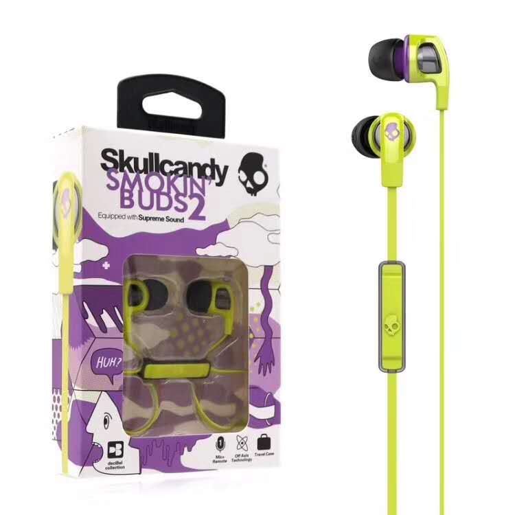 Tai Nghe Nhét Tai Skullcandy Buds2 Giảm Tiếng Ồn Có Micro