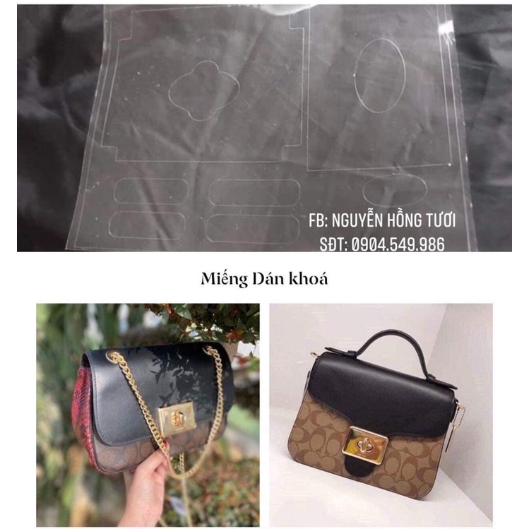 MIẾNG DÁN KHOÁ TÚI COACH