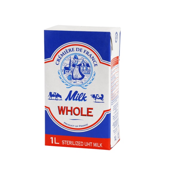 Thùng 12 hộp Sữa Nguyên Kem Whole Milk 1 Lít