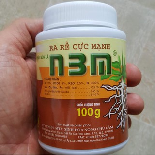 Phân bón lá ra rễ N3M cực mạnh chai 100g