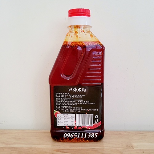 Dầu Ớt Vừng Cay Thơm Tứ Xuyên 400ml (Loại Ngon)