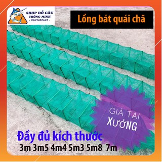 Lồng lưới bát quái chã 12 cừa ngục đủ kích thước từ 3m - 8m, lưới bắt cá