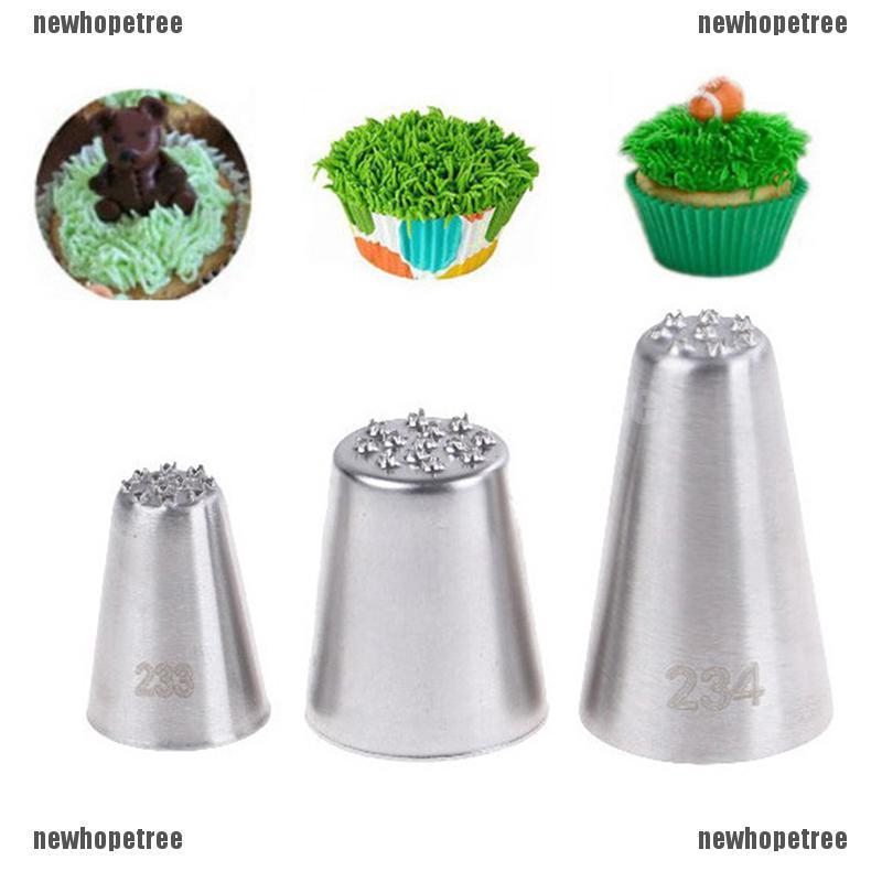 Bộ 1/3 đầu bắt bông kem trang trí chất liệu thép không gỉ