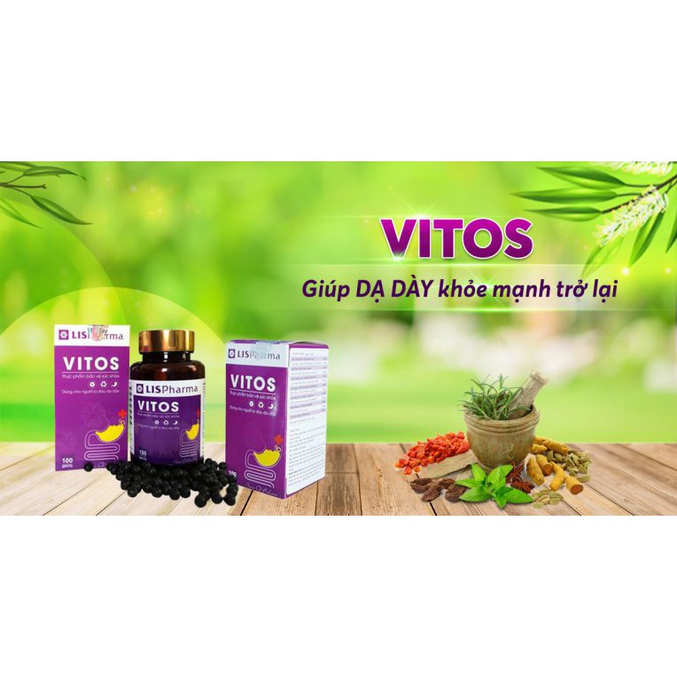 Dạ Dày VITOS - Hỗ Trợ Giảm Các Triệu Chứng của Viêm loét Dạ Dày, tá tràng, Giảm Trào Ngược, ợ hơi ,ợ chua, đầy bụng | BigBuy360 - bigbuy360.vn