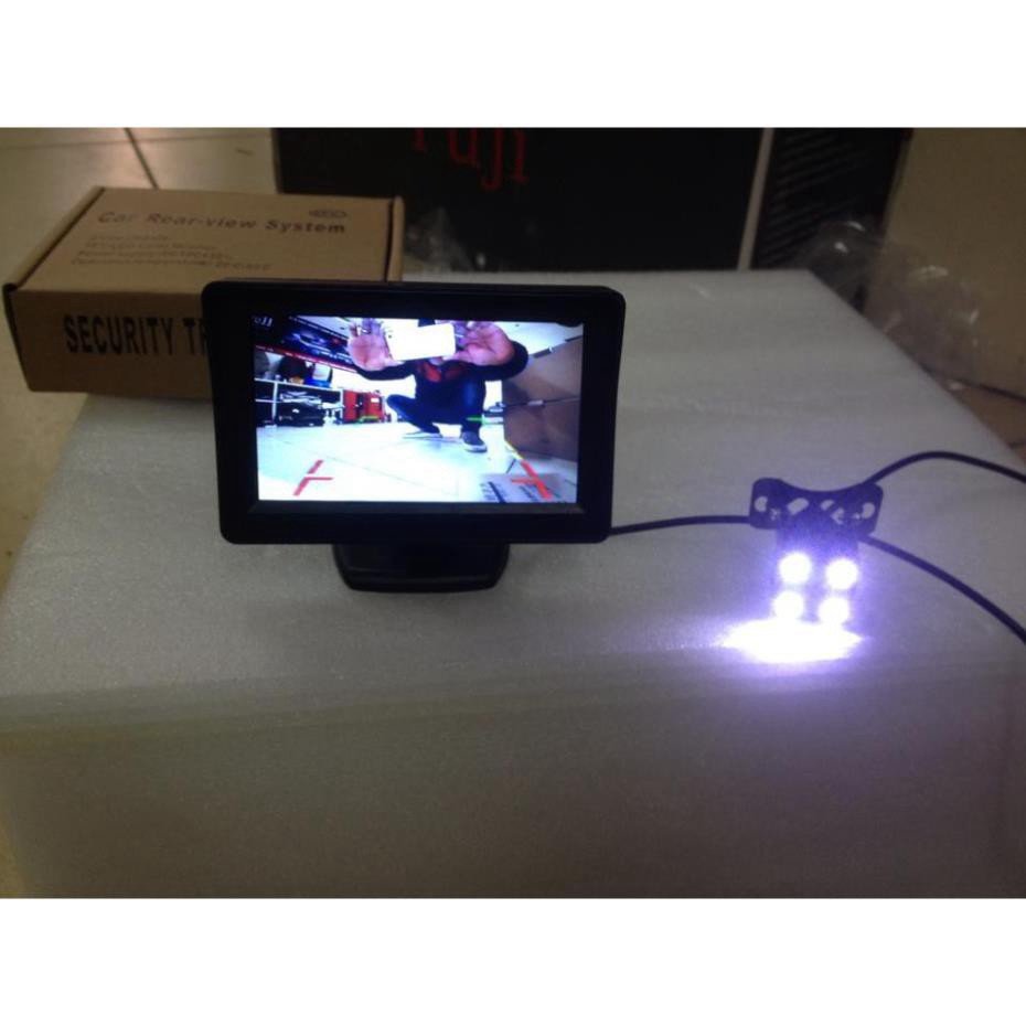 Màn Hình LCD 4.3 Inchs Loại Đứng Gắn Taplo Hoặc Test Camera 12v/24v | BigBuy360 - bigbuy360.vn