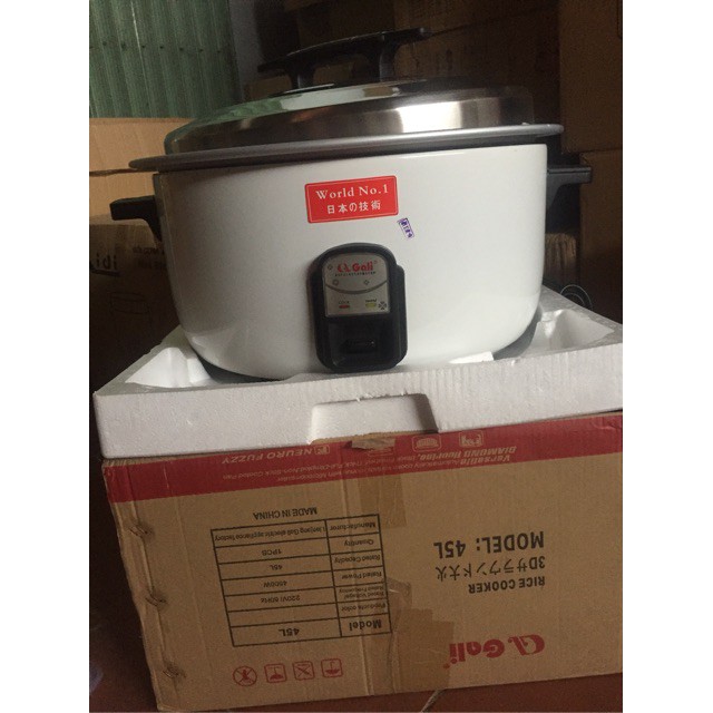 [Free Ship] Nồi Cơm Điện Công Nghiệp Max Gali 4500W 45L BH 12 Tháng