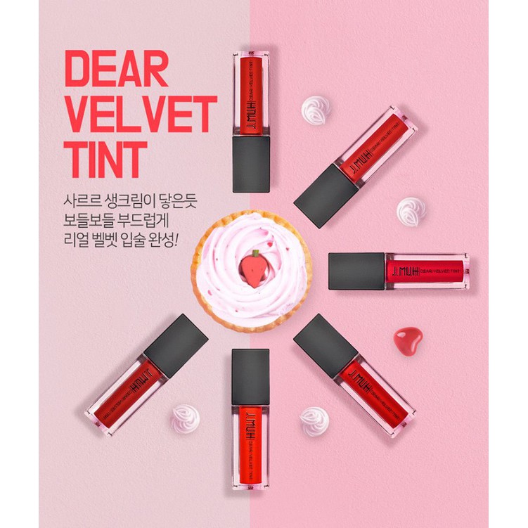 [ Bản Đặc Biệt- Nội địa ] J.Muh Son Dear Velvet Tint [ Màu số 02 - Đỏ cam ]