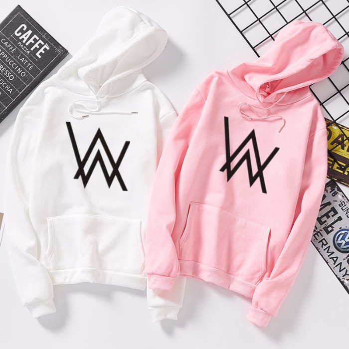 Áo Hoodie Tay Dài In Chữ Alan Walker Thời Trang Cho Nữ