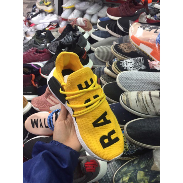 [Adidas giày]Giày thể thao Adidas NMD Human race Vàng ?