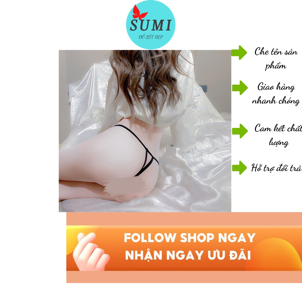 Quần xì lọt khe, quần lót lọt khe mẫu ren nơ SUMI 220402 | BigBuy360 - bigbuy360.vn
