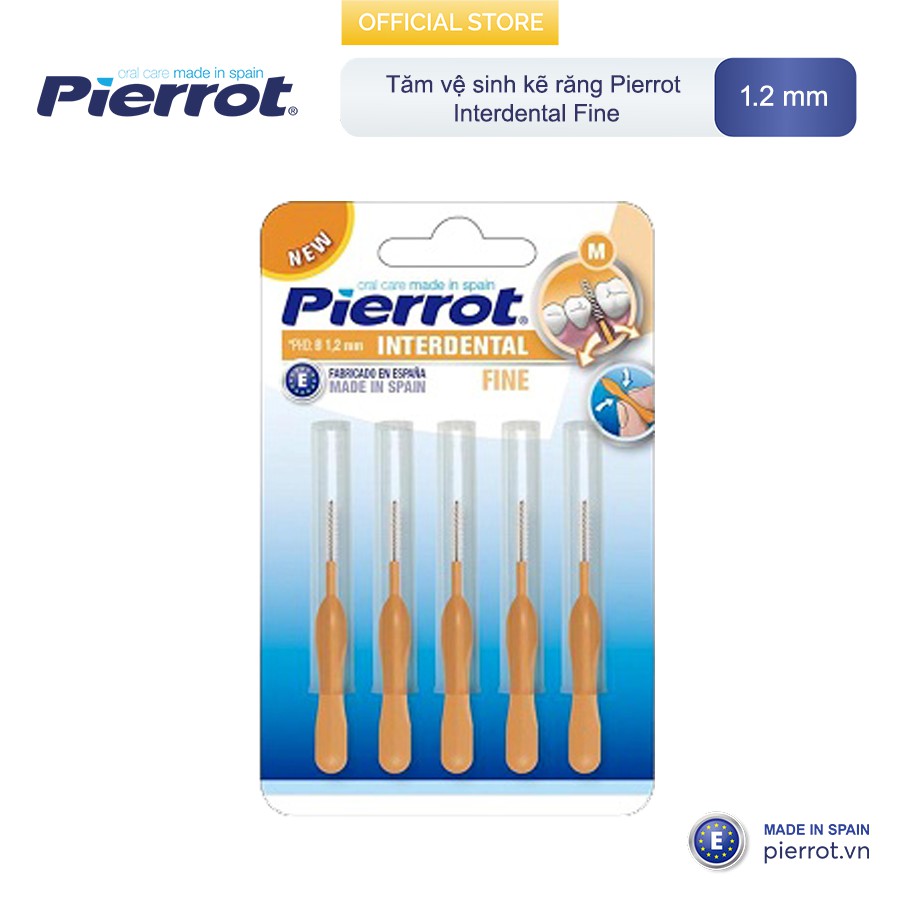 Tăm vệ sinh kẽ răng Pierrot Interdental Fine 1.2 mm
