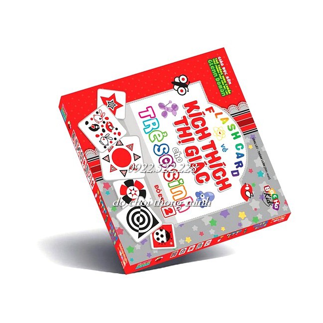 FLASH CARD kích thích thị giác trẻ sơ sinh ô bàn cờ, đỏ đen ( combo 2 bộ ) - BacHa Kids