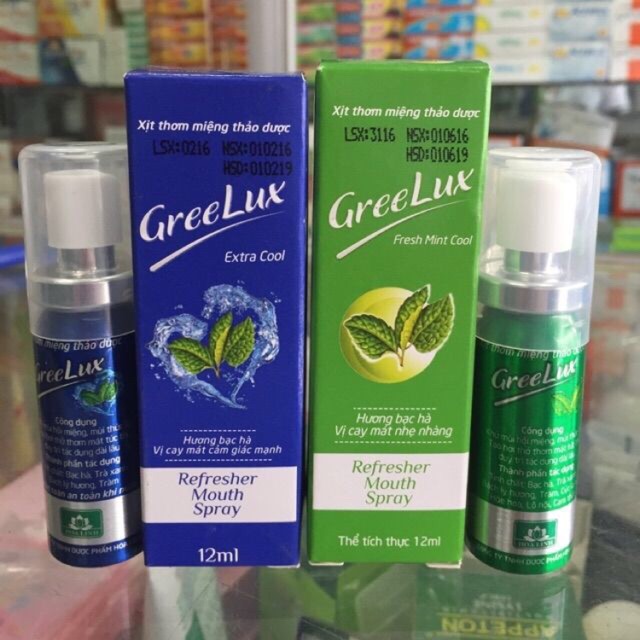 Xịt thơm miệng Greelux