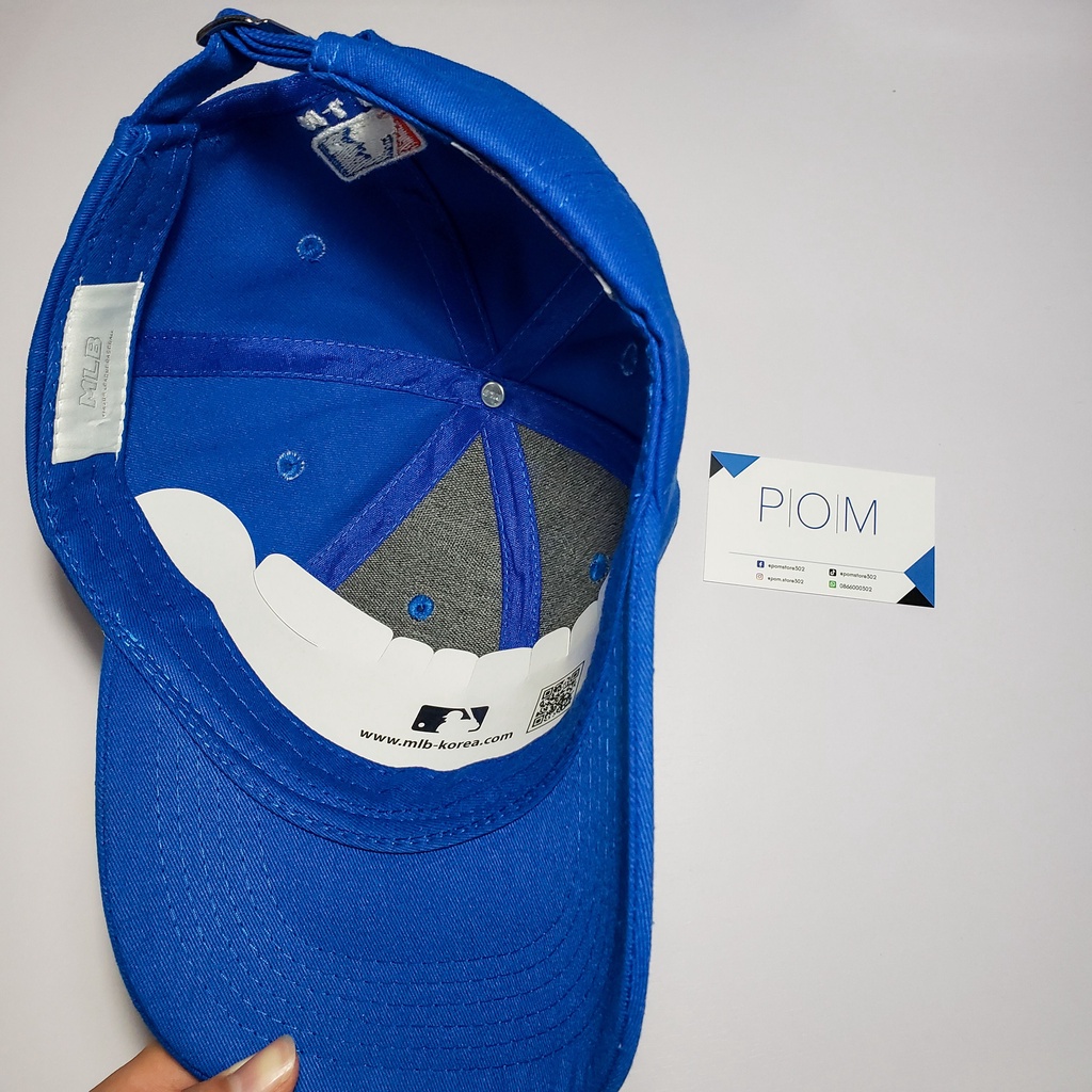 Mũ lưỡi trai M.L.B mũ LA Ball Cap Xanh Dương nón lưỡi trai LA - Pom Store