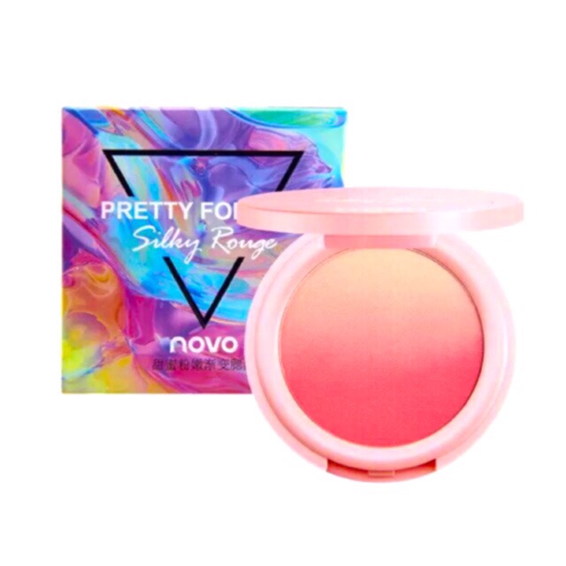 Má hồng NOVO lam Silky Rouge hottrend tone hồng - Thái Lan