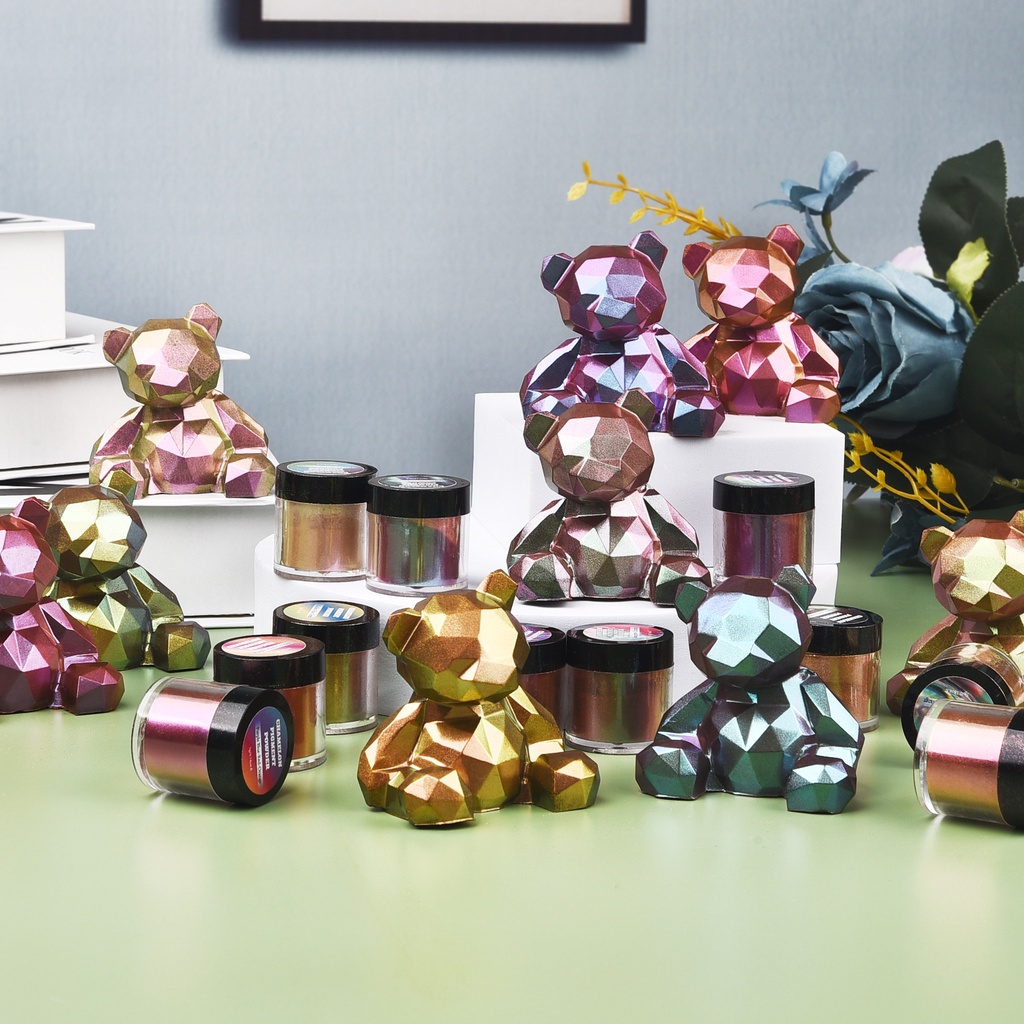 Bột Resin Ánh Ngọc Trai Lấp Lánh Dùng Làm Trang Sức