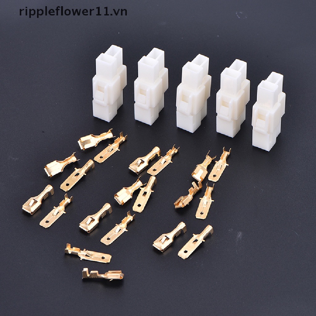 Đầu Nối Dây Điện 6.3mm 2pin male female Chất Lượng Cao