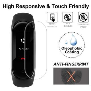 Set 2 Miếng Dán Màn Hình Chống Cháy Nổ Kèm Phụ Kiện Cho Xiaomi Mi Band 2 3 4 5 6 screen protector