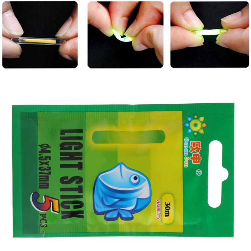 Thanh phát sáng ban đêm gắn phao câu cá