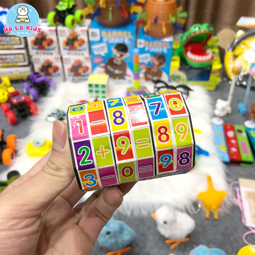 Đồ Chơi rubik toán học cho bé giải đố vừa chơi vừa học, phát triển tư duy logic Hồ Lô Kids