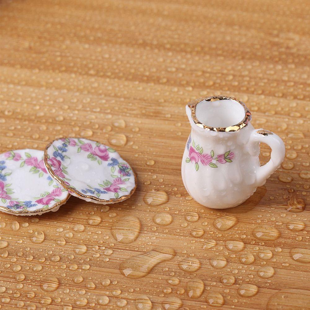 Set 15 Ấm Trà Bằng Nhựa Màu Sắc Cầu Vồng Xinh Xắn Dùng Để Trang Trí Nhà Búp Bê