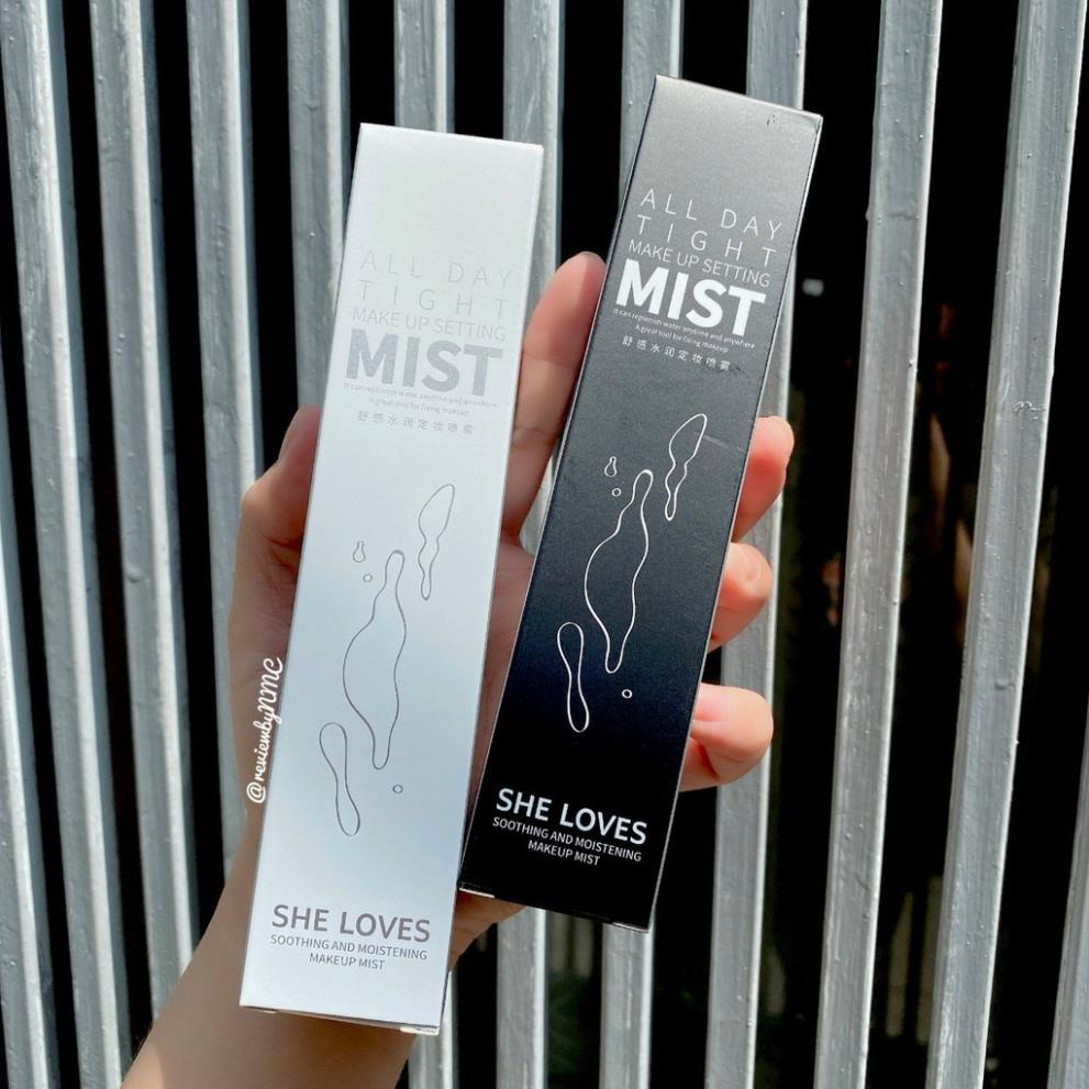 Xịt giữ nền trang điểm kiểm soát dầu Sheloves All Day Tight Makeup Mist 100ml | BigBuy360 - bigbuy360.vn