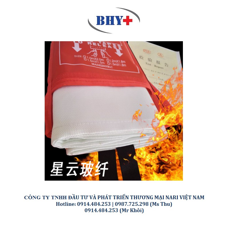 Chăn dập lửa chăn dập cháy 1.0m*1.0m