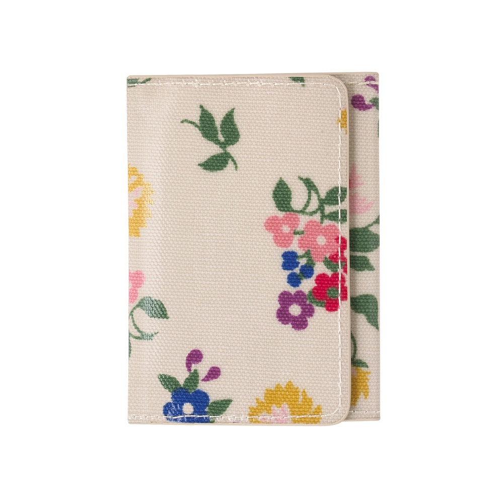 Cath Kidston - Ví đựng Cards Ticket Holder Summer Floral - 1002515 - Warm Cream