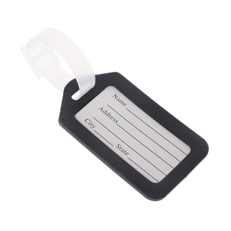 Thẻ tag nhựa gắn vali / túi xách tiện lợi nhiều màu sắc