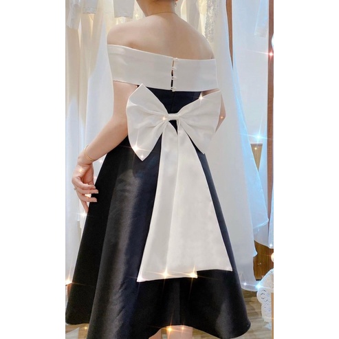 Đầm xoè form midi ngắn TRIPBLE T DRESS phối màu mặc nhiều kiểu - MS189Y