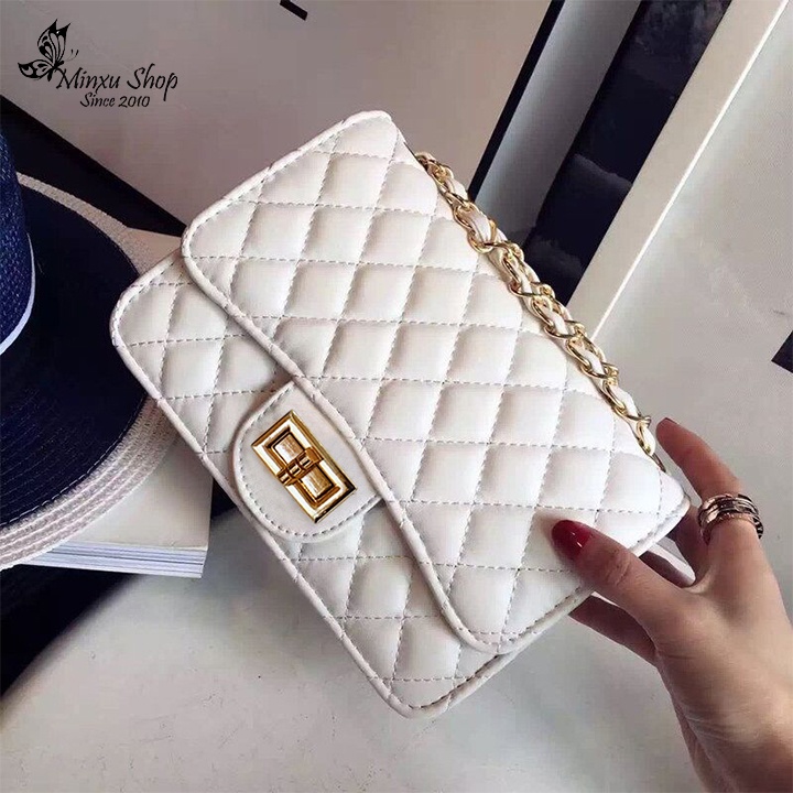 Túi Xách Đeo Chéo Nữ, Túi Hộp Cao Cấp Đi Chơi, Đi Tiệc Sang Choảnh Chất Liệu Da PU TD10