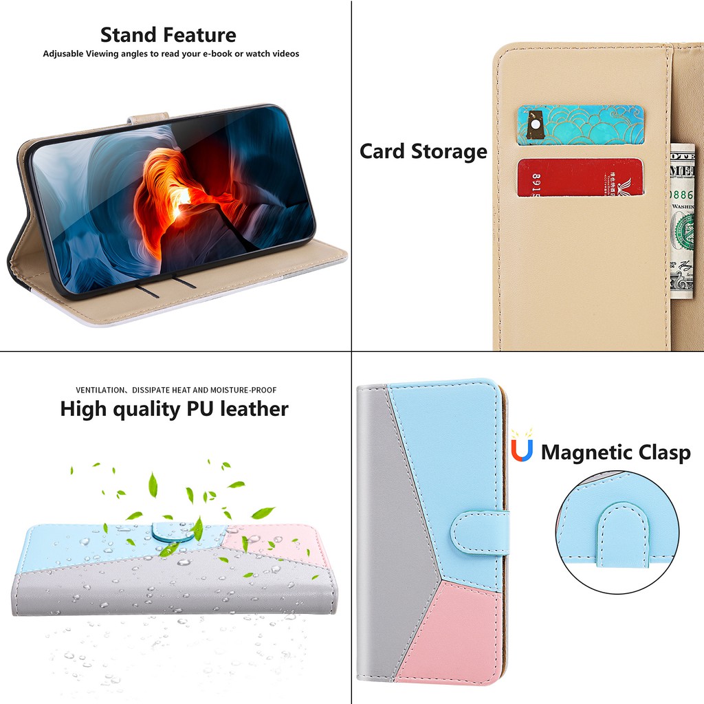 Folio phone case for Samsung Galaxy Note 10 Plus A10S A20S A30 A40 A50 A70 A80 A90 wallet cover | BigBuy360 - bigbuy360.vn