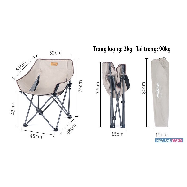 Ghế Dã Ngoại Gấp Gọn NatureHike NH20JJ022