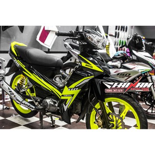 Tem Trùm Sirius vàng Đen Motul