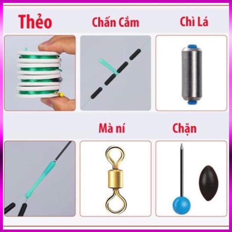 [Xả Kho 3 Ngày]  Dây trục câu đài buộc sẵn đầy đủ các kích thước, cước câu, DAY-CUOC-03