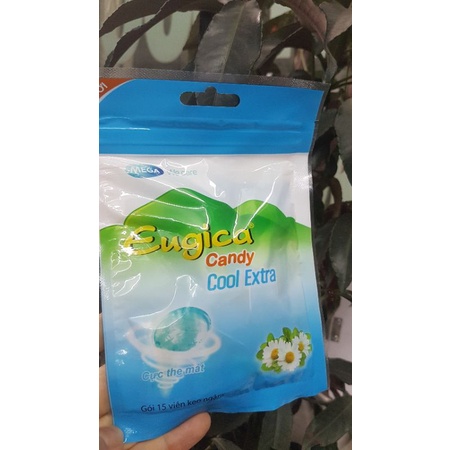 Kẹo ngậm thông cổ thơm họng Eugica Cool Extra (bịch 15 viên) - Đông Anh Pharmart