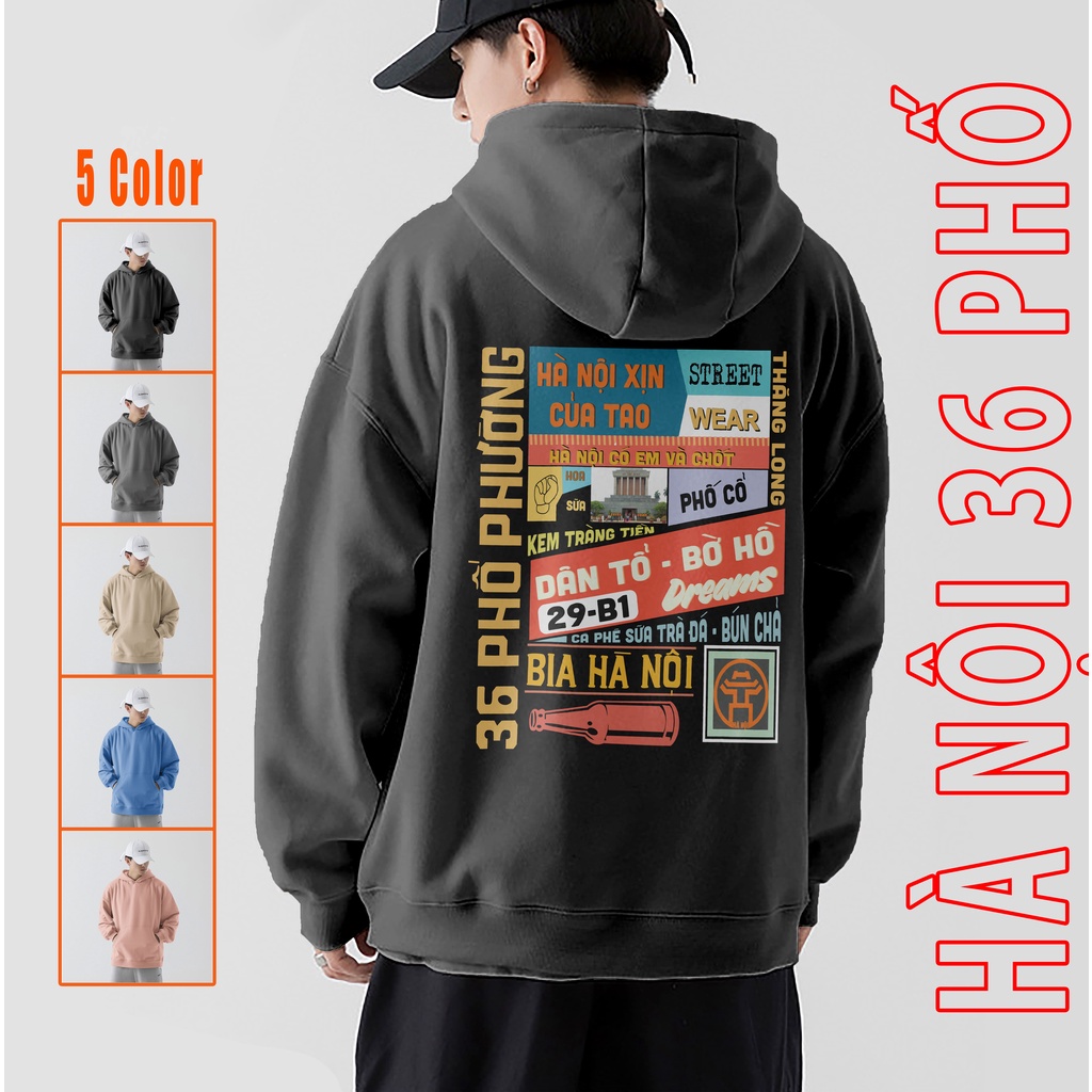 Áo hoodie nỉ bông nam nữ - áo mũ hoodie thu đông phong cách ulzzang nhiều màu chất nỉ bông dày đẹp HD4