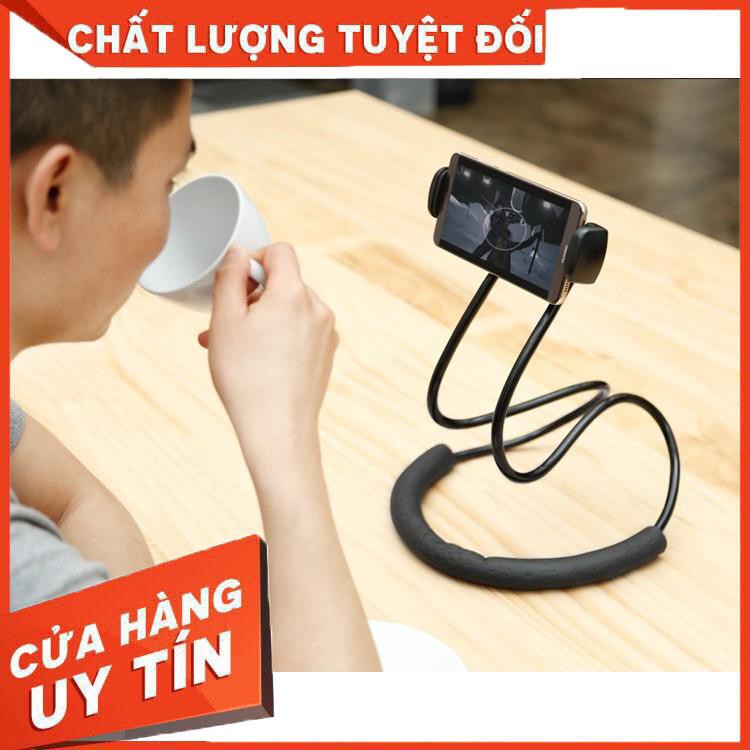 Giá đỡ kẹp điện thoại đeo cổ đa năng - kẹp đeo cổ