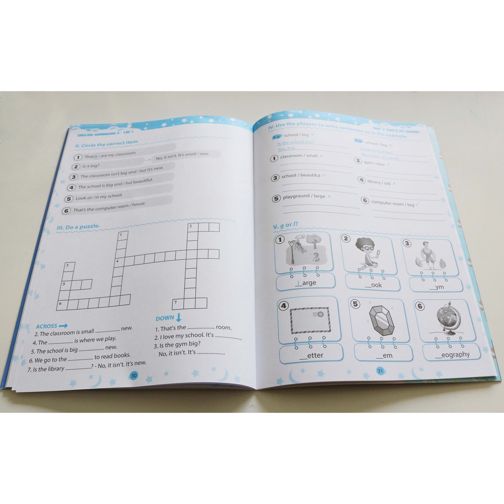 Sách - Bài Tập Bổ Trợ Luyện Viết Tiếng Anh - English Workbook Lớp 3 Tập 1