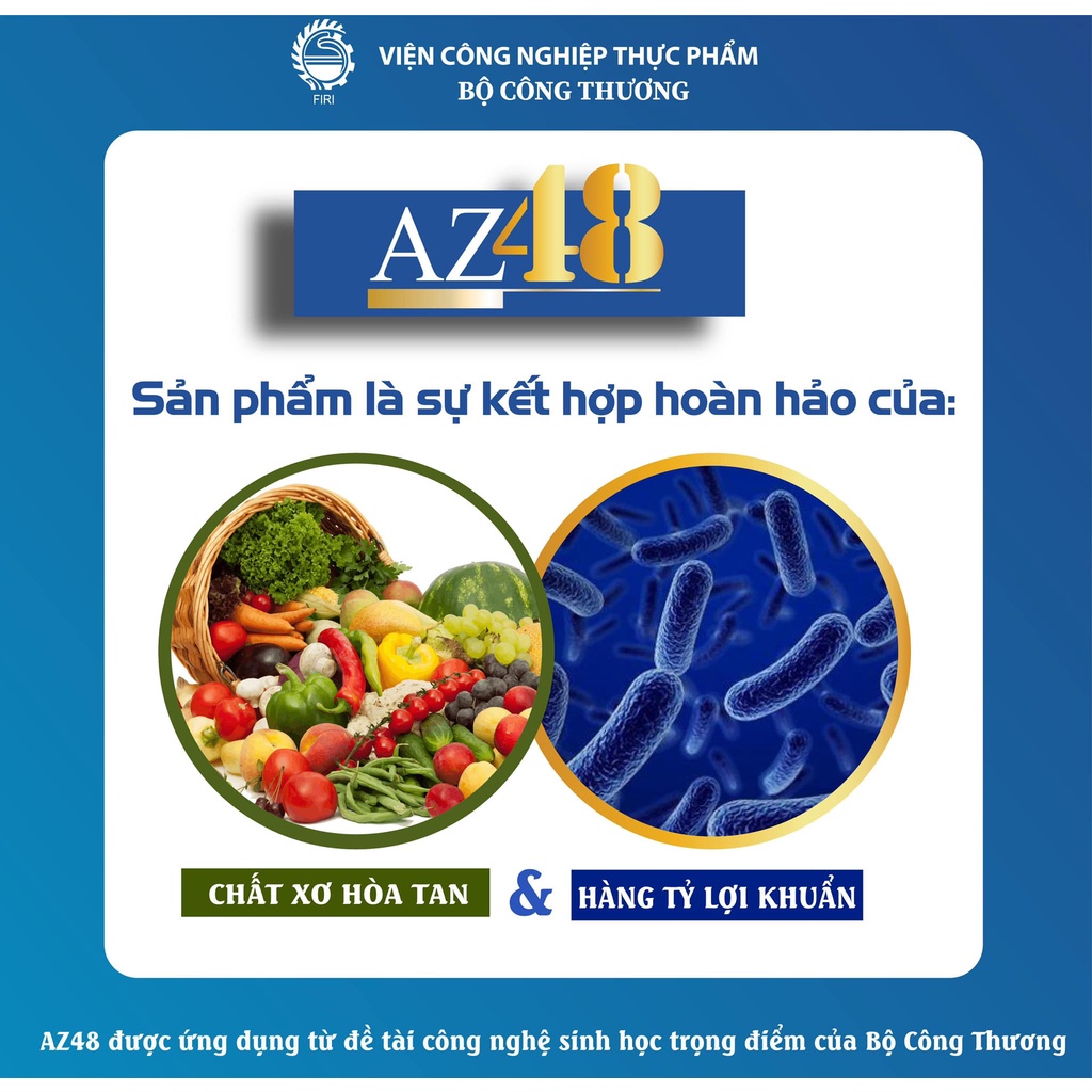 MEN AZ48 - HỖ TRỢ GIẢM TÁO BÓN, GIÚP ĂN NGON