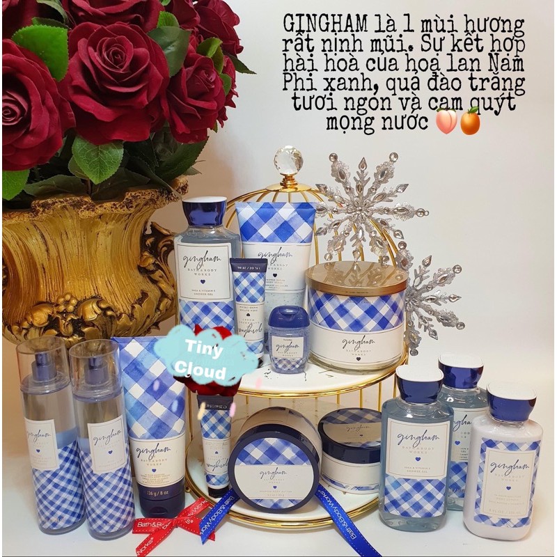 Xịt thơm toàn thân Body Mist Bath & BodyWork Gingham (236ml) | BigBuy360 - bigbuy360.vn